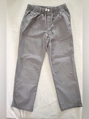 Cat & Jack Men's Gray Elastic Waist Chino Pants
